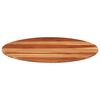 vidaXL Tampo de mesa redondo madeira de acácia maciça 15-16 mm 80 cm