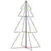 vidaXL &Aacute;rvore de Natal em cone 200 LEDs 98x150 cm interior e exterior