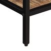 vidaXL Mesa consola 100x35x70 cm madeira de mangueira &aacute;spera maci&ccedil;a