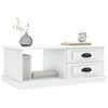 vidaXL Mesa de centro 90x50x35 cm derivados de madeira branco