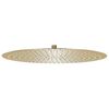vidaXL Cabe&ccedil;a de chuveiro redonda 50 cm a&ccedil;o inoxid&aacute;vel dourado
