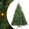 vidaXL &Aacute;rvore de Natal Artificial com 300 LEDs Verde 210 cm PE e PVC