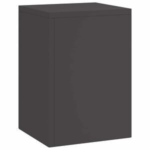 vidaXL Suporte para Plantas 3 pcs Preto A&ccedil;o