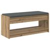 vidaXL Banco de Hall Carvalho Artesanal 103 x 38 x 45 cm