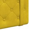 vidaXL Cabeceira Suspensa Amarelo 150 x 55 x 5 cm Veludo