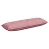 vidaXL Travesseiro para Costas Rosa 140 x 50 cm
