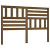 vidaXL Cabeceira de cama 156x4x100 cm pinho maci&ccedil;o castanho mel