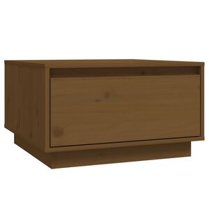 vidaXL Mesa de centro 55x56x32 cm pinho maci&ccedil;o castanho mel