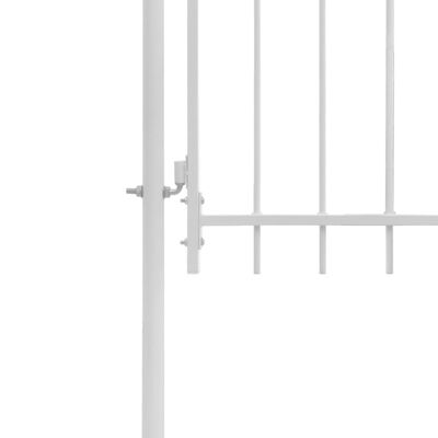 vidaXL Portão de jardim 1x2 m aço branco