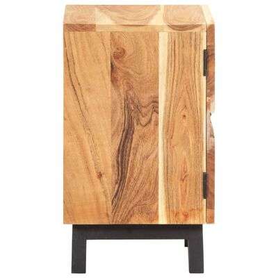 vidaXL Mesa de cabeceira 40x30x51 cm madeira de acácia maciça