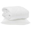 vidaXL Edredom de Ver&atilde;o Simples 2 unid. Branco Microfibra