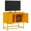 vidaXL M&oacute;vel de TV 68,5x39x60,5 cm a&ccedil;o amarelo mostarda