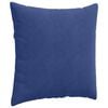 vidaXL Travesseiros de Sof&aacute; 2 pcs Azul Pol&iacute;cia 80 x 80 cm