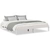vidaXL Cama extra longa sem colch&atilde;o 200x220 cm pinho maci&ccedil;o branco