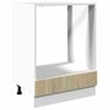 vidaXL Arm&aacute;rio para forno 60x46x81,5 cm contraplacado cor carvalho