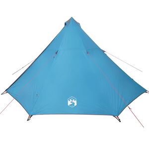 vidaXL Tenda familiar tipi para 8 pessoas imperme&aacute;vel azul