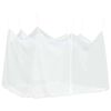 vidaXL mosquiteiro para exterior malha 220 branco 300x300x250 cm