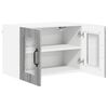 vidaXL Arm&aacute;rio de Cozinha com porta 2 pcs Cinza Sonoma 60 x 31 x 40 cm