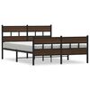 vidaXL Cama sem colch&atilde;o com cabeceira e p&eacute;s 140x190 cm