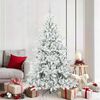 vidaXL &Aacute;rvore de Natal Articulada Artificial Branco 180 cm PVC