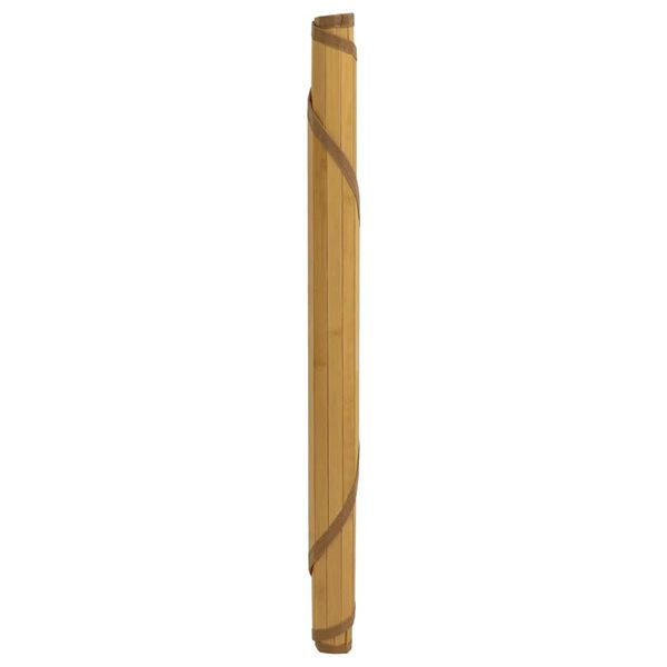 vidaXL Tapete redondo 80 cm bambu natural