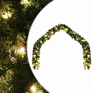 vidaXL Grinalda de Natal com luzes LED 5 m