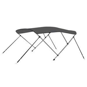 vidaXL Toldo em 3 arcos Bimini 183x140x137 cm antracite