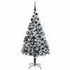 vidaXL &Aacute;rvore de Natal Artificial Branco 180 cm PVC, A&ccedil;o e Pl&aacute;stico
