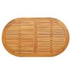 vidaXL Tampo de Mesa &Oacute;leo Natural 120 x 70 x 2 cm