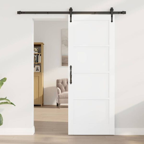 vidaXL Porta Deslizante ORKDAL Branco 78 x 202 cm