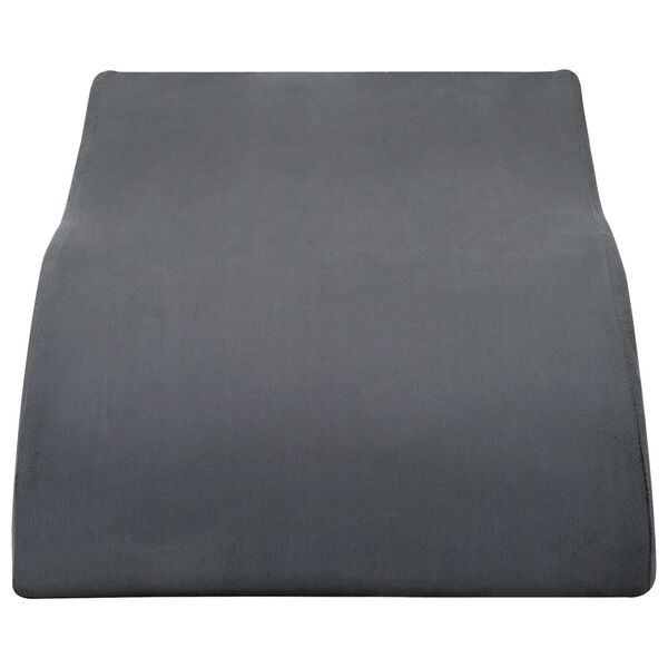 vidaXL Travesseiro para Perna Cinzeto 68 x 40 x 18 cm