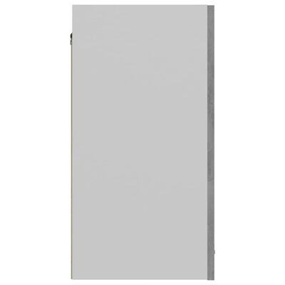 vidaXL Armário de parede 60x31x60 cm contraplacado cinza cimento