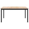 vidaXL Mesa de jantar Natural 140 x 80 x 75 cm
