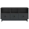 vidaXL Gabinete para TV Preto 102 x 34,5 x 50 cm Derivados de Madeira