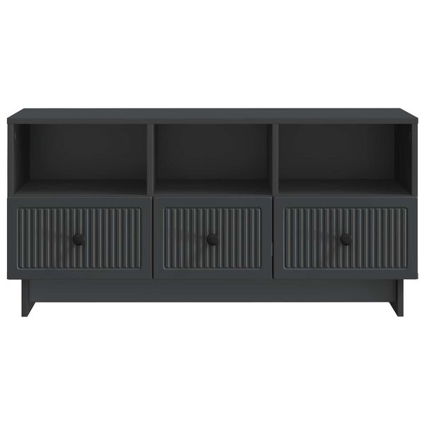 vidaXL Gabinete para TV Preto 102 x 34,5 x 50 cm Derivados de Madeira
