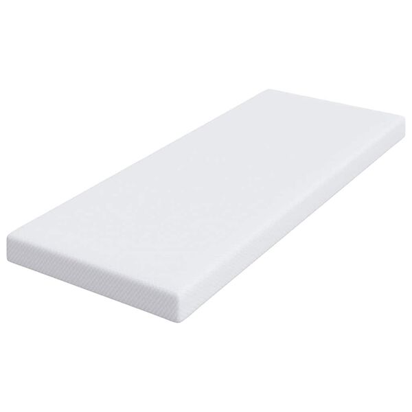 vidaXL Topper de Colch&atilde;o Branco 70 x 200 cm Tecido Jacquard