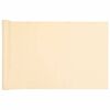 vidaXL Tela de privacidade para varanda 600x90 cm PVC creme
