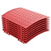 vidaXL Saiade&Aacute;rvoredeNatal Vermelho &Oslash; 65 x 24 cm Pl&aacute;stico