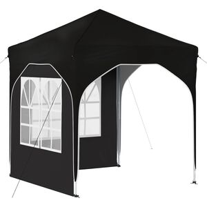 vidaXL Tenda de Festa Pop-up 192 x 192 x 245 cm Preto