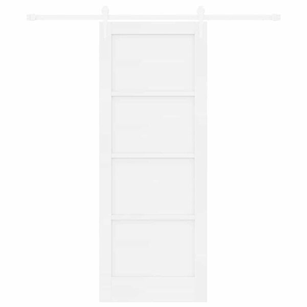 vidaXL Porta Deslizante ORKDAL Branco 78 x 202 cm