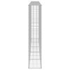 vidaXL Muro gabi&atilde;o com tampas a&ccedil;o galvanizado 300x30x150 cm