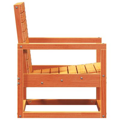 vidaXL Cadeira de jardim 57,5x63x76 cm pinho maciço castanho-mel