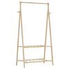 vidaXL Roupeiro com prateleiras 96x45,5x150,5 cm bambu