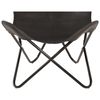 Lesli Living Cadeira borboleta Buffalo 75x75x87 cm preto