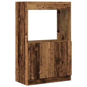 vidaXL Arm&aacute;rio alto 63x33x100 cm derivados de madeira madeira velha