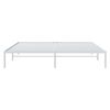 vidaXL Estrutura de cama 180x200 cm metal branco