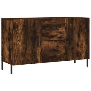 vidaXL Aparador 100x36x60 cm derivados de madeira carvalho fumado