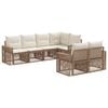 vidaXL Conjunto de Sof&aacute; de Jardim 7 unid. 7-N&uacute;mero de lugares