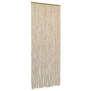 vidaXL Cortina de Porta Inseto multicolorido 90 x 200 cm Bambu