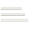 vidaXL Prateleira Flutuante 3 pcs Branco 40 x 9 x 2,5 cm A&ccedil;o